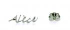Monorecchino con nome in argento Cod 0095020